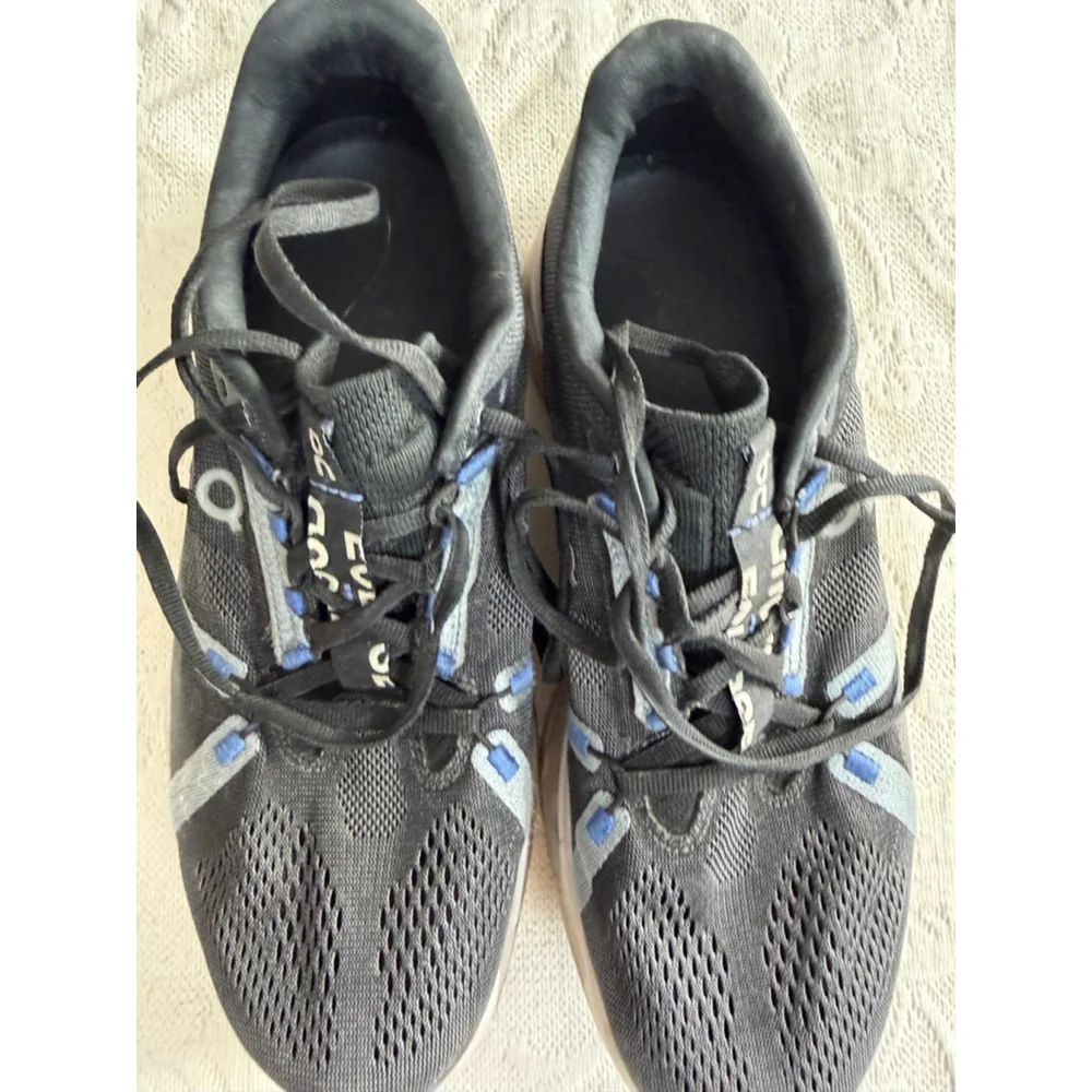 Men's On CloudTec Phase Black Blue Athletic Shoes Size 10